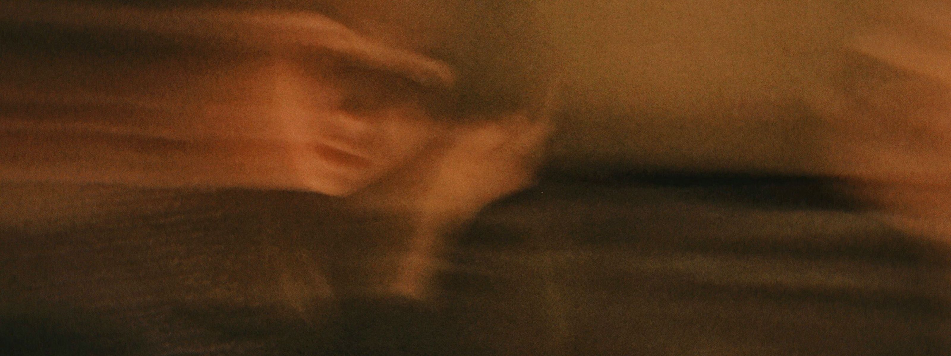 Artistic, blurred image symbolizing exhaustion and adrenal fatigue, featuring a soft-focus hand near a face in warm, muted tones.