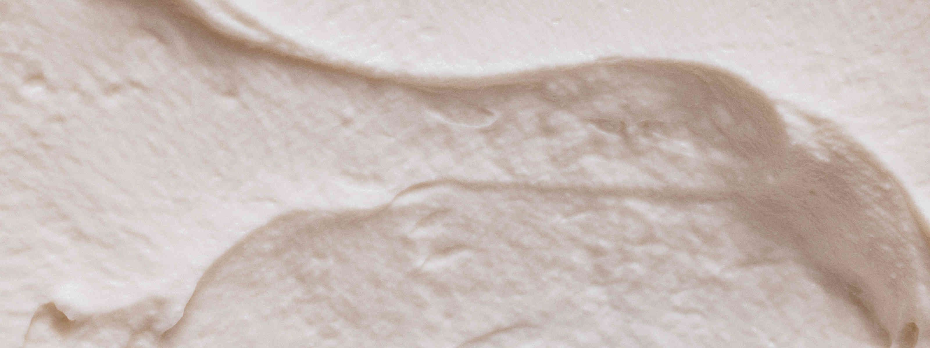 image of a smear of white acyclovir cream