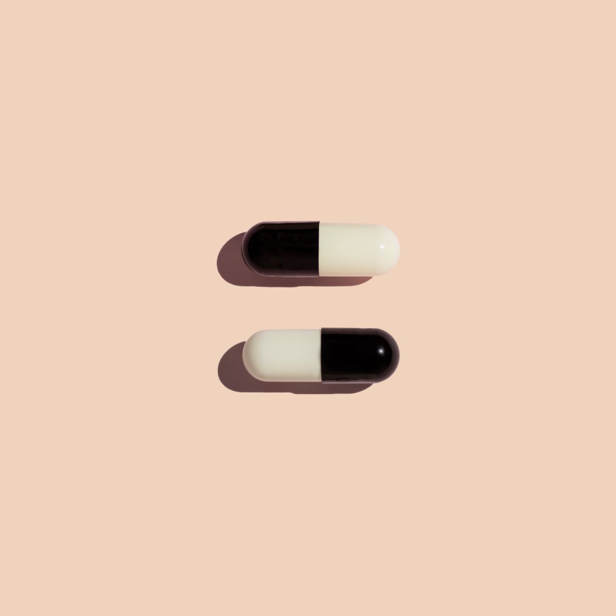 UTI antibiotics on a cream surface