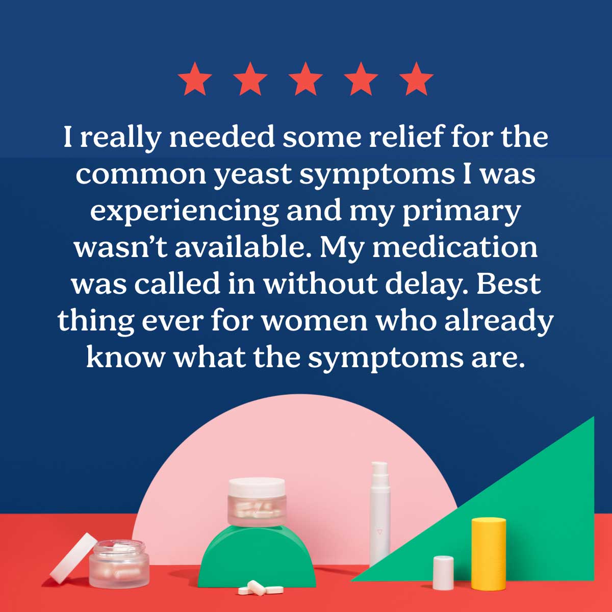 Antifungal Treatment for Yeast Infections, Delivered Free Yeast