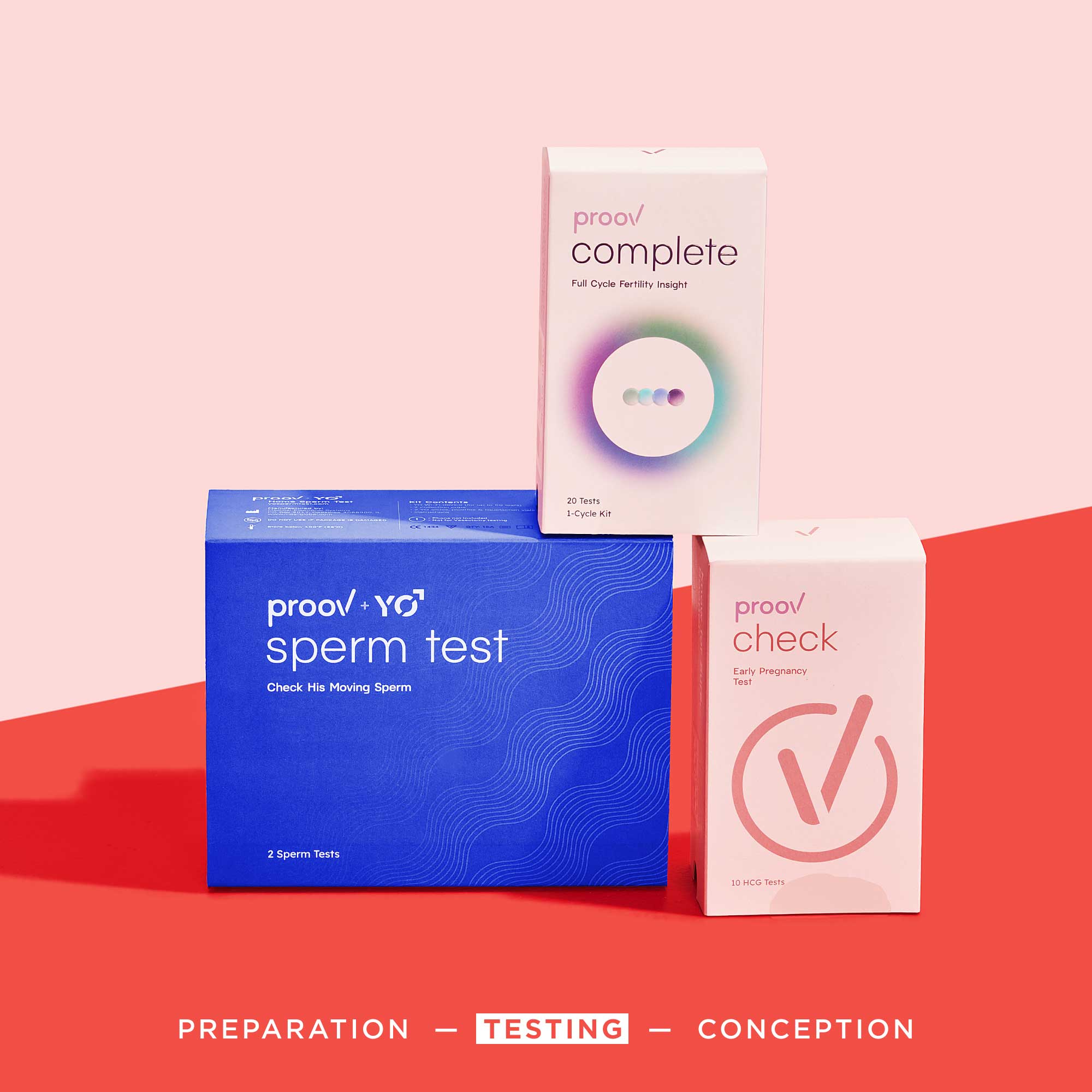 Proov Hers & His Advanced Fertility Kit | Wisp