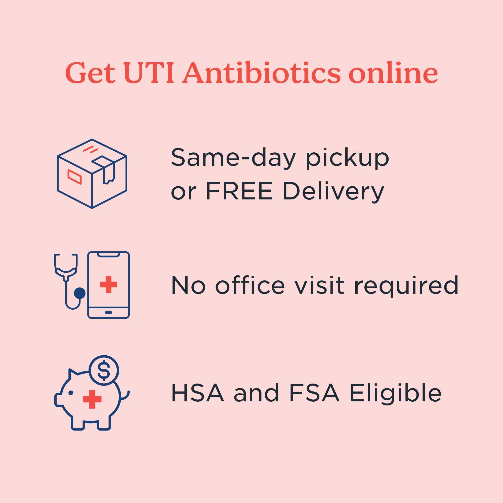 Graphic highlighting USPs for services through Wisp on a pink background