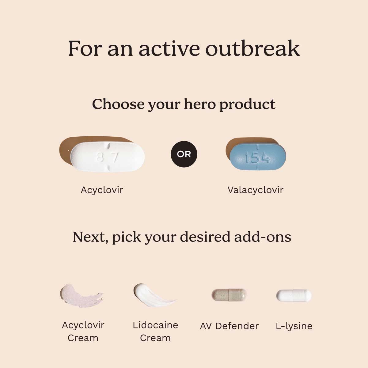 A graphic explaining which Wisp products can be chosen to build your own bundle
