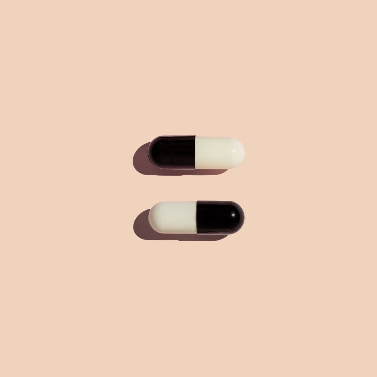 UTI antibiotics on a cream surface